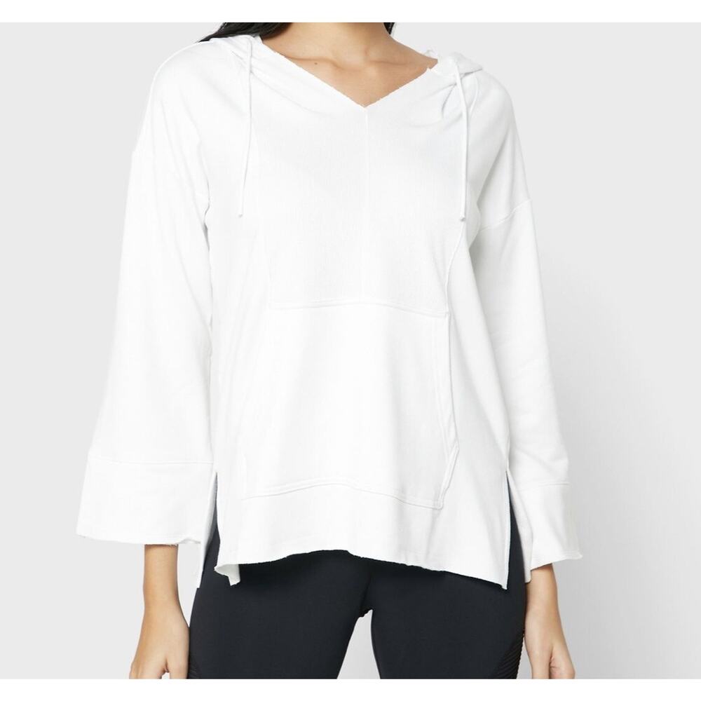 Nike Luxe Women's Hoodie Yoga White CJ3673-121 Loose Fit